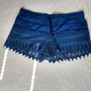 Boho lace shorts